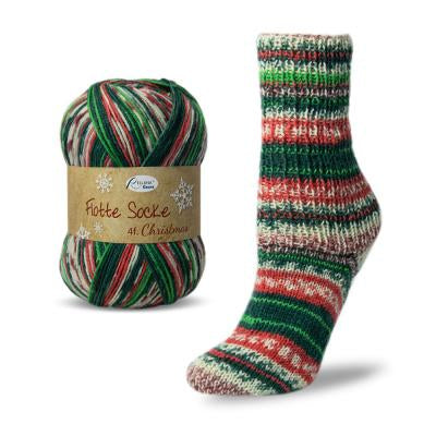 Rellana Garne - Fleet Socke Christmas 4 and 6 ply