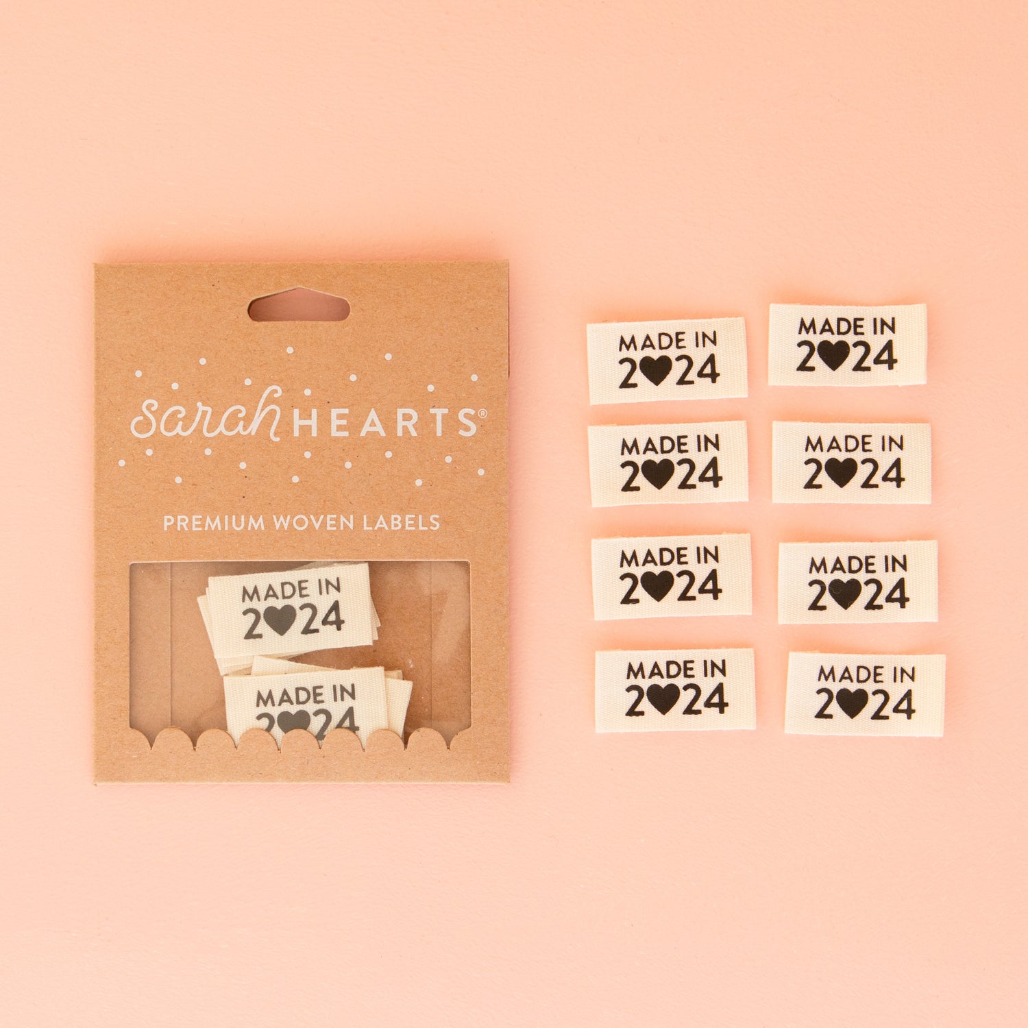 Sarah Hearts - Sewing Labels