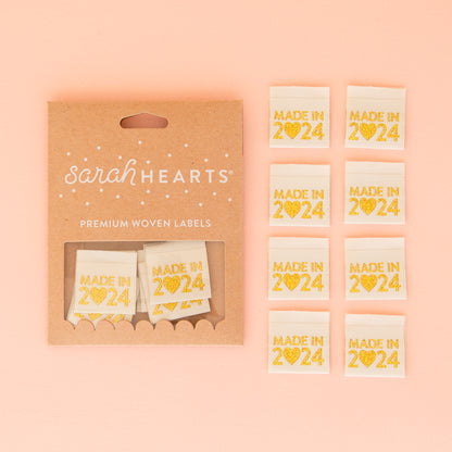 Sarah Hearts - Sewing Labels